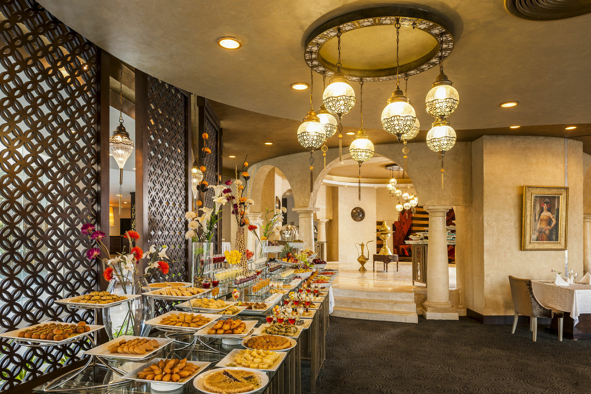 Rixos Alamein - Full Board Plus El-Alamein Eksteriør billede The buffet at the hotel